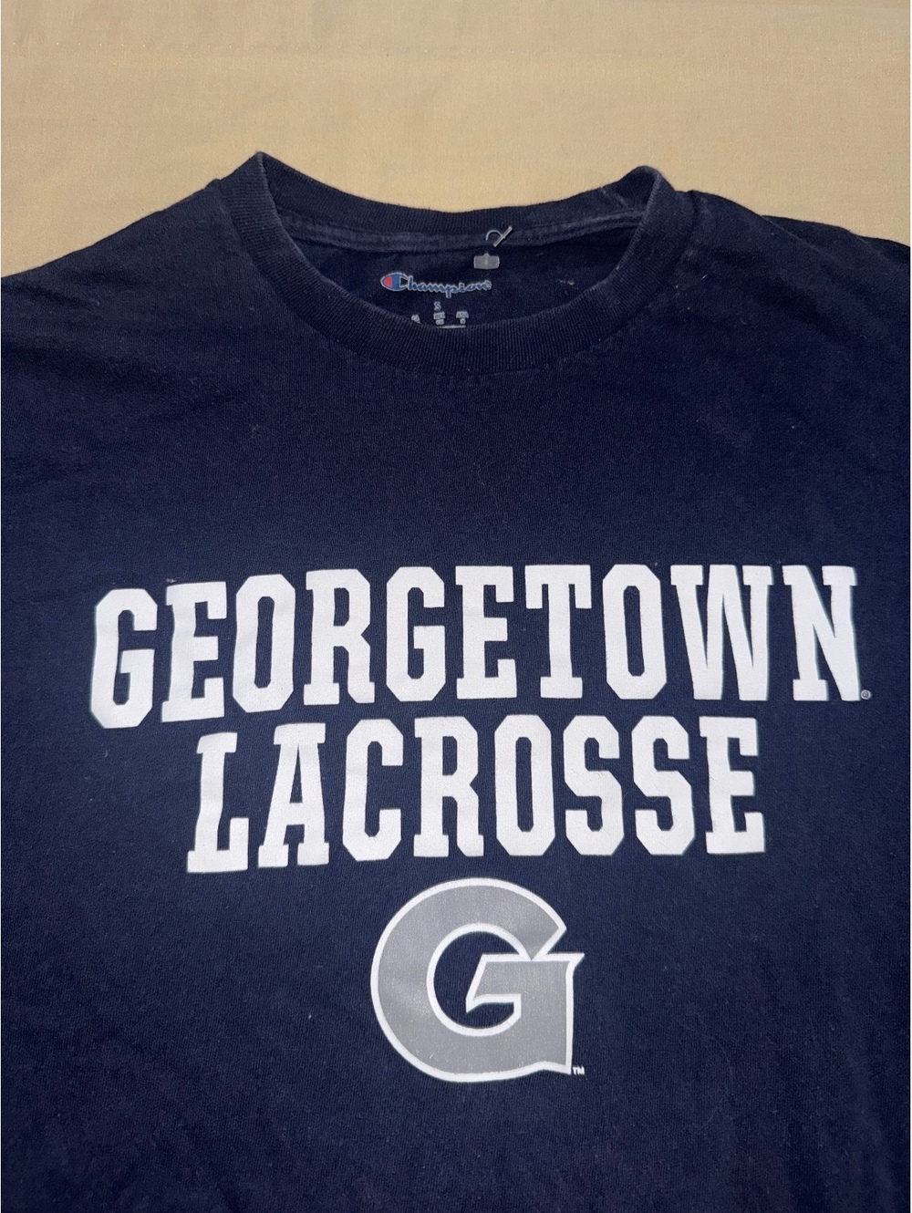 Georgetown Lacrosse navy Champion T-shirt